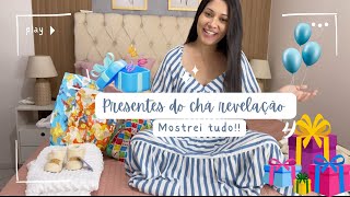 MOSTRANDO OS PRESENTES DO CHÁ REVELAÇÃO| Juliane Jocoski