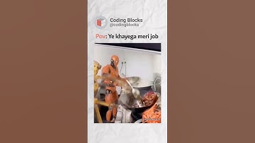 Ye khaayega meri job 😂 #ai #robot #meme #chatgpt #funny #tech #jobs #career #funnyshorts