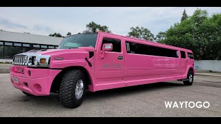 Pink Limo Rentals Chicago | WAYTOGO | Pink Hummer H2 | Pink Limos Chicago | Book Today 855.791.5466 Hummer H2 Limousine Pink