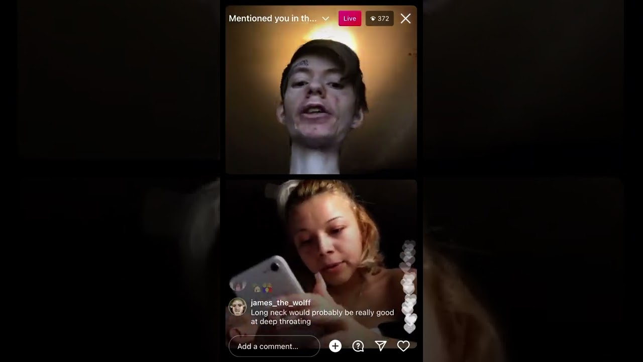 DaddyLongNeck facetimes his baby mama (very disturbing)