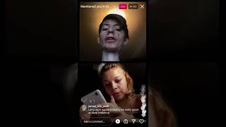 DaddyLongNeck facetimes his baby mama very disturbing