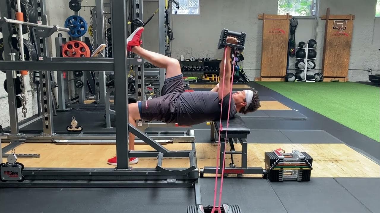 Shoulder Elevated 1 Leg Dynamic Hip Lift & 1DB Anti Horizontal