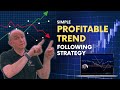 Simple profitable trend following strategy