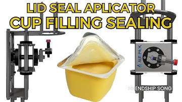 Cup Filling and Sealing Machine | Lid Seal Applicator | Autodesk Inventor | @artofrendering