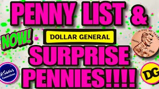102125 Surprise Pennies & Dollar General Penny List