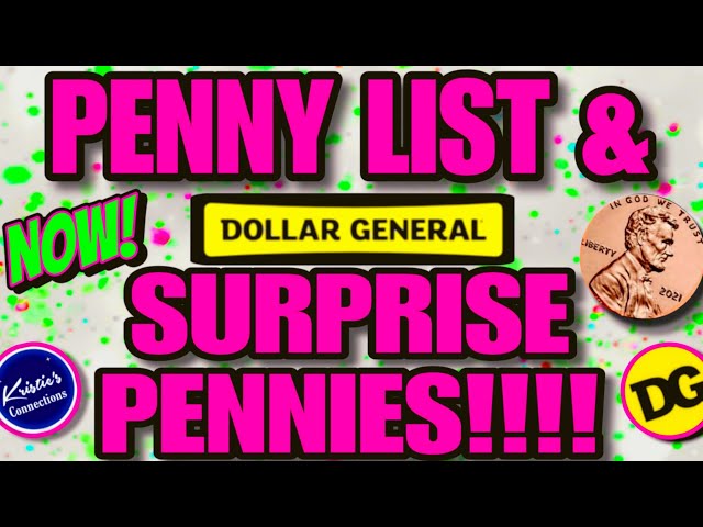 dollar general penny cigarettes 🤩🎉 10/21/25 SURPRISE PENNIES & DOLLAR GENERAL PENNY LIST!!