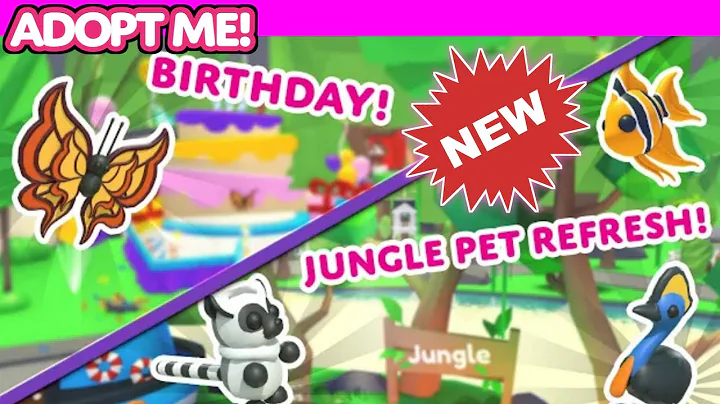 Adopt Me 6th BIRTHDAY ! + BRAND NEW Jungle Pets 😮