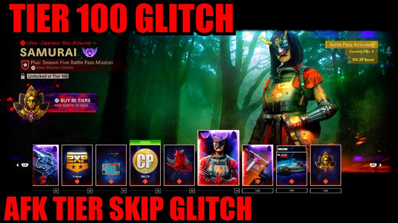 *TIER 100* GLITCH! COLD WAR AFK TIER SKIP GLITCH! COLD WAR GLITCHES! TIER GLITCH COLD WAR! SEASON 5