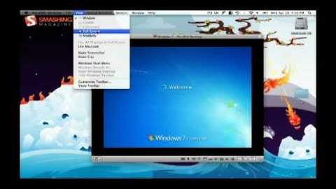 Windows 7 on Mac OSX 10.6 (Snow Leopard on Macbook Pro)