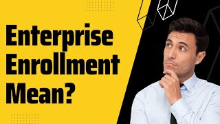 What does Enterprise enrollment mean on a Chromebook?