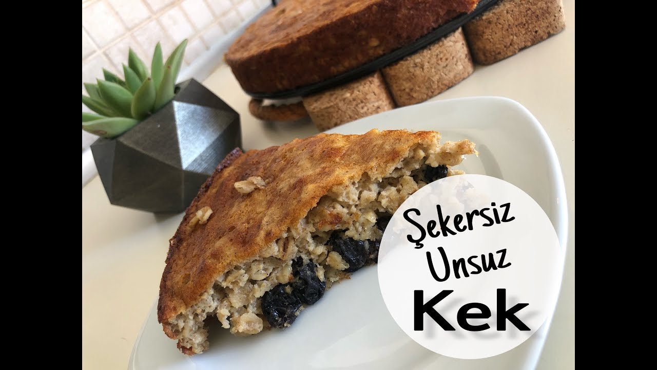 Şekersiz ve Unsuz Muzlu Kek YouTube