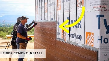 Beautiful Fiber Cement Siding Installation
