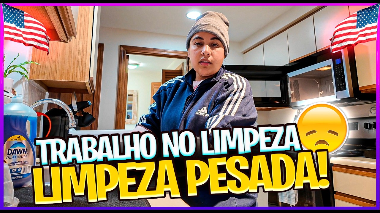 🔥 IMIGRANTE nos EUA 🇺🇸🧽 A ROTINA da Manu na LIMPEZA de CASAS (House Cleaning) 😳