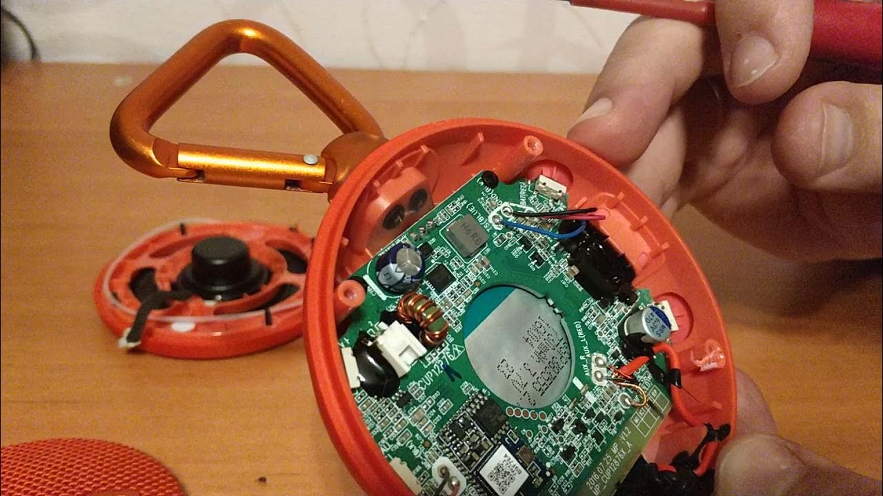 Как разобрать круглую колонку jbl