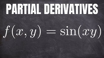 Find the First Order Partial Derivatives of z = sin(xy)