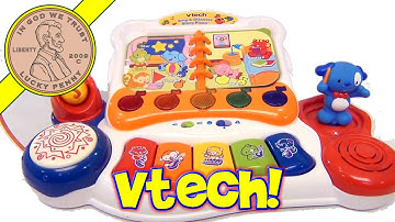 VTech Sing and Discover Story Musical Piano, Drums and Microphone Toy