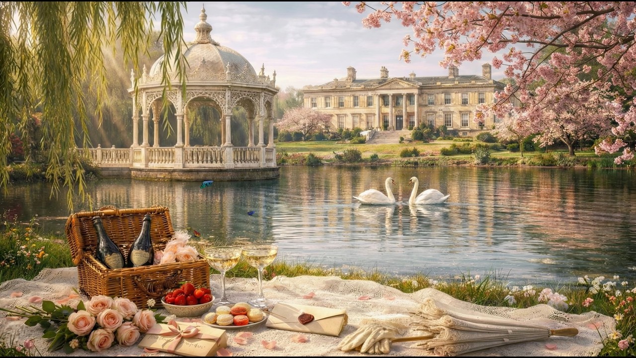 The Duke’s Private Garden | Bridgerton Style Valentine Ambience | Whimsical Music