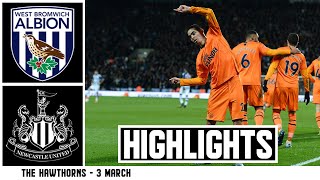 INTO THE QUARTER FINAL!  West Brom 2 Newcastle United 3: Highlights