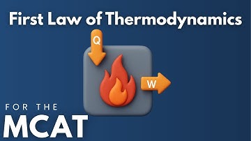 MCAT First Law of Thermodynamics Explained in 3 Minutes