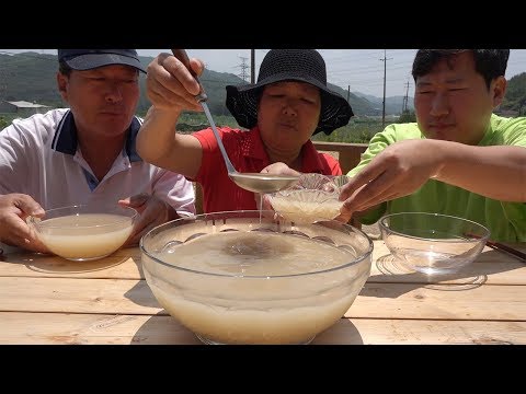더운날 먹는 시원~한 [[식혜(Sikhye, sweet rice drink)]] 요리&amp;amp;먹방!! - Mukbang eating show