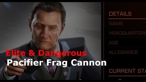 Pacifier Frag Cannon (Elite Dangerous)