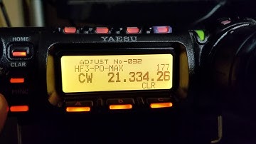 FT-857d hidden menu settings