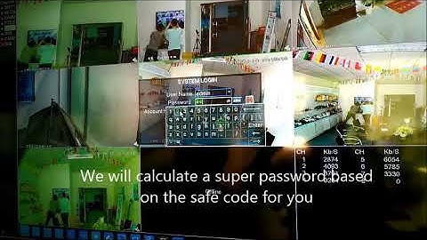 ENSTER NVR DVR Password Reset/Account Lock Error Show Solution