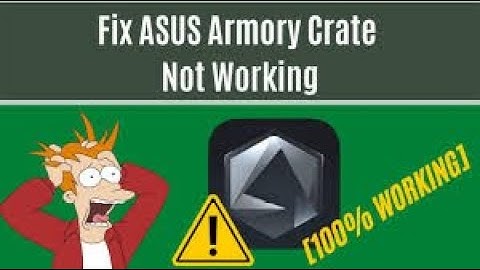EASY FIX For Armoury Crate ( No BS )