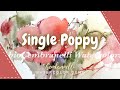 Single Poppy - Watercolor/Aquarela - Demo