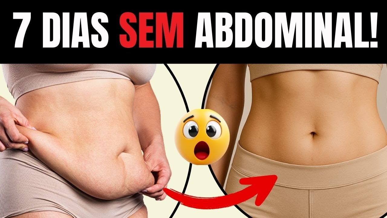 PARE DE FAZER ABDOMINAIS! Faça isso por 7 dias e seque a barriga 🔥