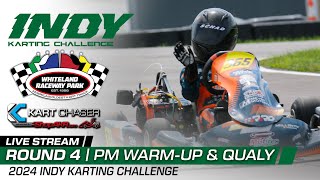 2024 Indy Karting Challenge Round 4 | Whiteland, IN | WarmUp & Qualy PM Groups