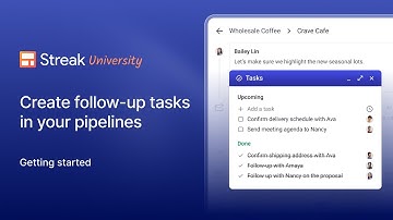 Streak CRM Tasks - How to Create and Manage Follow Ups
