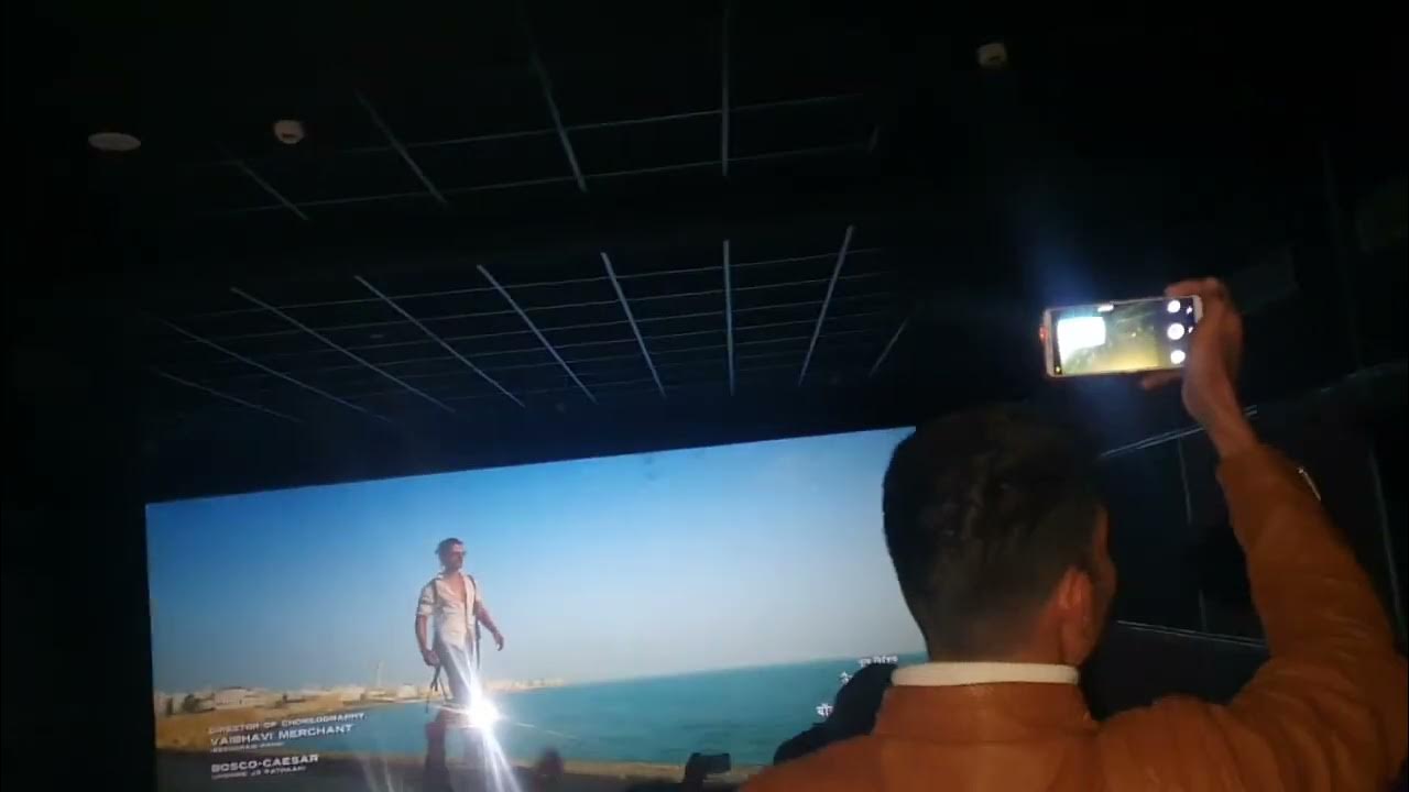 pathan movie watching in jhansi natraj cinema YouTube