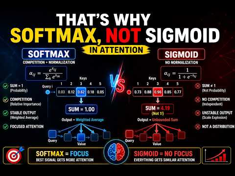 Designing LLM Systems  PART 1 Foundations Chapter 2 Softmax vs Sigmoid — Why Attention Needs Softmax