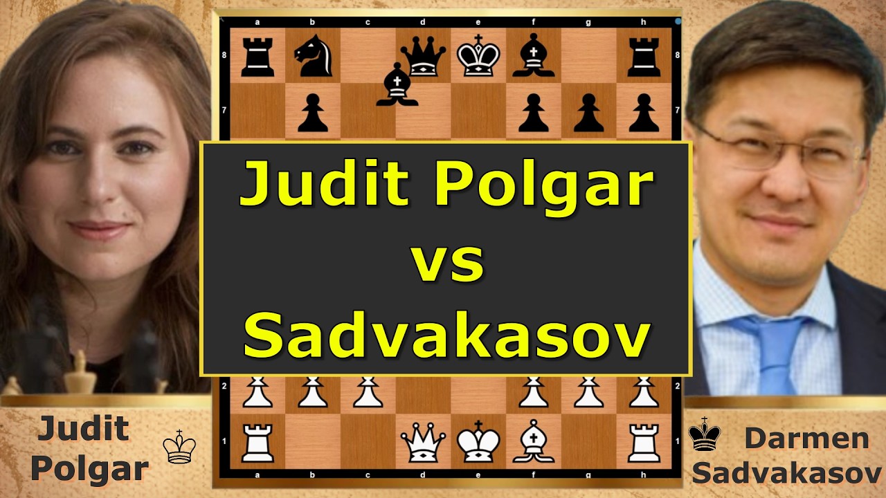 JUDIT POLGAR vs DARMEN SADVAKASOV – Najdorf Destruction! ♟🔥 #JuditPolgar #DarmenSadvakasov #Chess