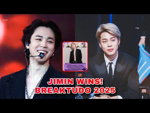 Jimin Shocks The World Wins International Male Artist At BreakTudo 2025