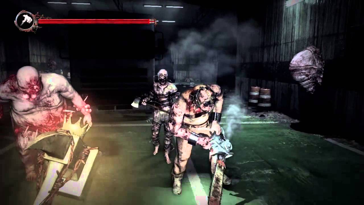 The Evil Within the executioner (the final execution chamber fight)
