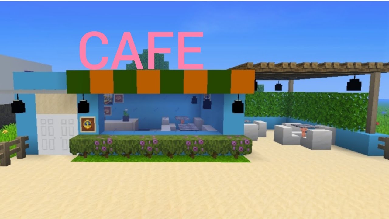 Minecraft Tutorial : how to build a CAFE #8 - YouTube