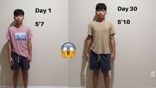 I Stretched For 30 Days To Grow Taller *IT WORKS*