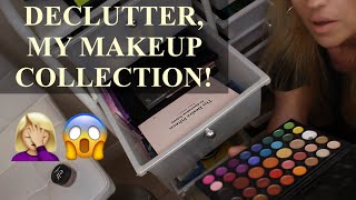 DECLUTTER OF MY MAKEUP COLLECTION, ORGANIZING, CLEAN UP