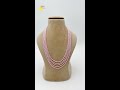 Original Pink CZ Beads Necklace | Sugar Beads Customization | Handmade Jewellery Design
