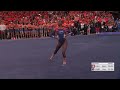 NCAA GYMNASTICS AUBURN VS ALABAMA FX DERRIAN GOBROUNE 