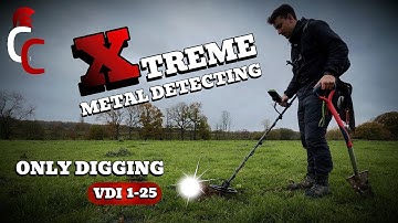 XTREME Manticore Metal Detecting I ONLY DIG Signals 1-25 VDI | Metal Detecting UK | Crosby Collects