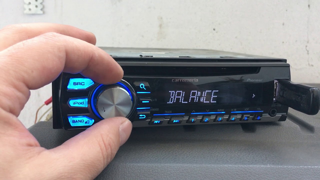 PIONEER CARROZZERIA DEH-4100 test - YouTube