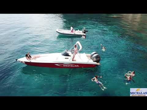 Corfu&rsquo; Paliokastritsa Michalas Boat Rental 4k