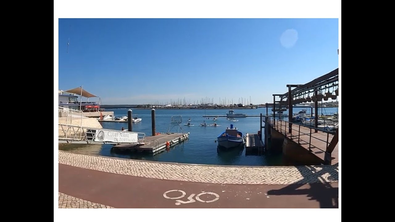 Portimao Arade River Area Street Walk