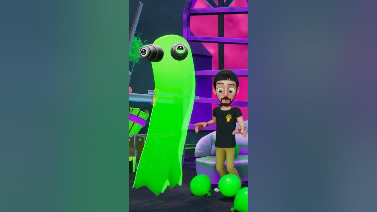 GREEN GHOST ATTACK!! new cartoon tomorrow.. RAiNBOW GHOST 2!! adley dad