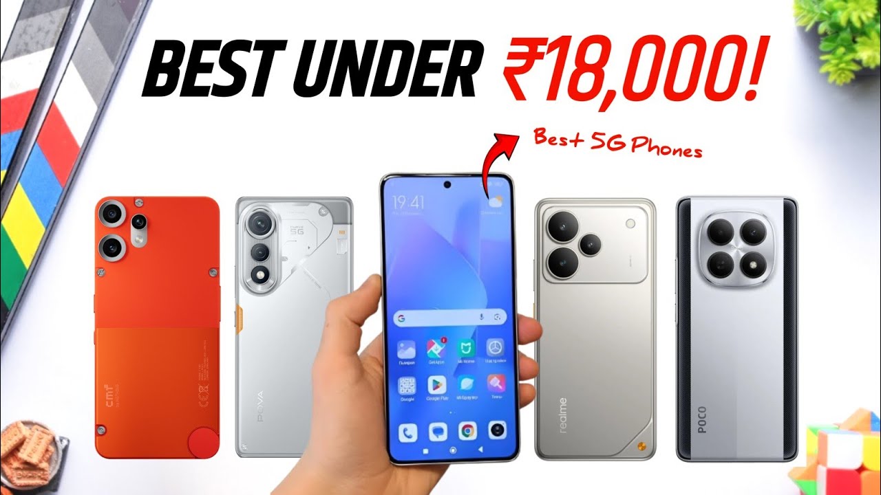 Top 5 Best Smartphone Under 18000 in 2026⚡| Best 5G Phones Under 18000 ...