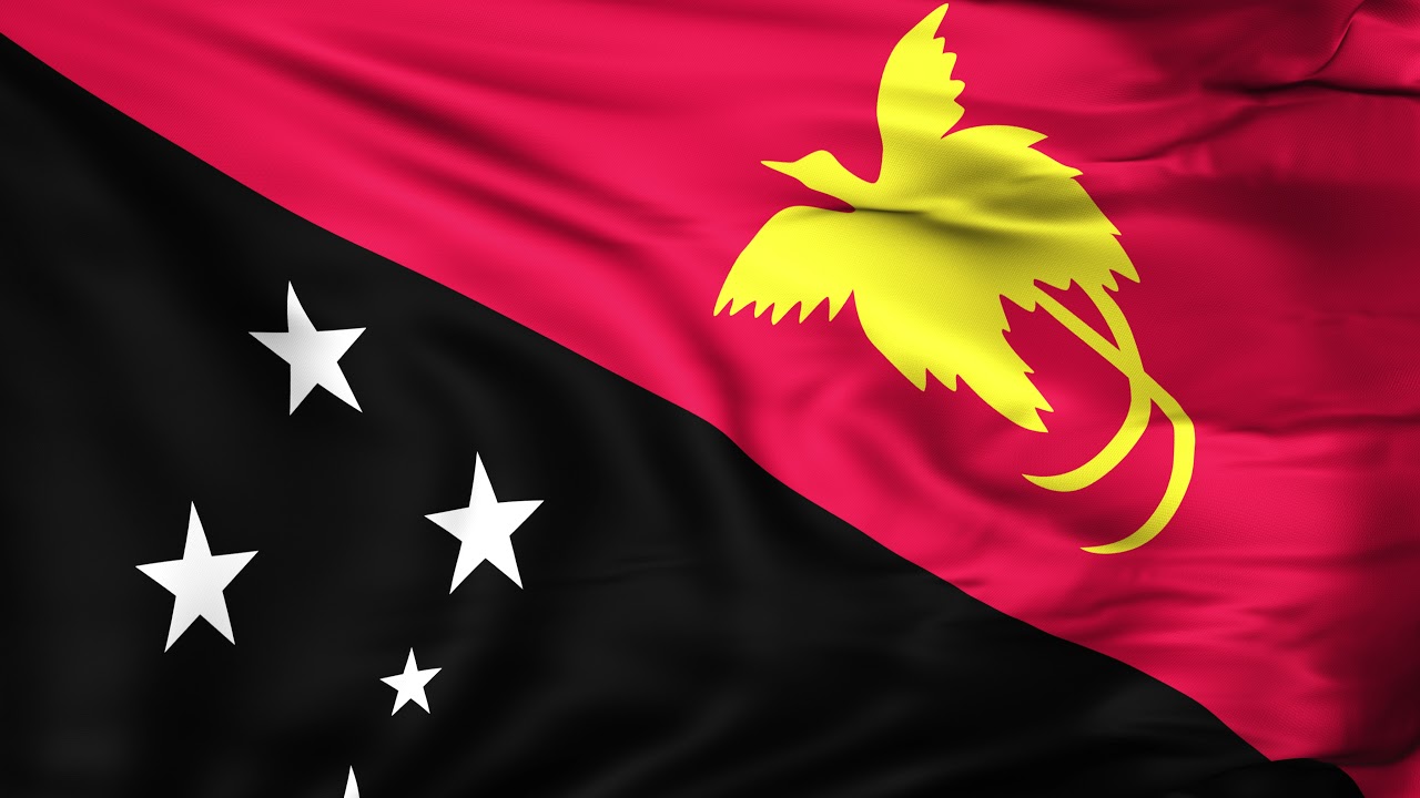 Papua New Guinea Flag Animation | 4k | Flags of the World