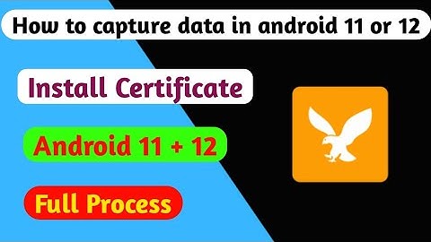 How to install Certificate in android 11 or 12 | How to use http canary in android 11,12 #sniffing 😁